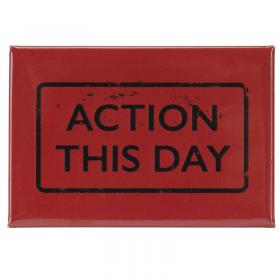 action this day red winston churchill cabinet war rooms fridge magnet